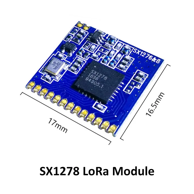 GWS LORAWAN-Módulo LoRa RF de 433mhz, receptor de comunicación de larga distancia SX1278, transmisor SPI LORA IOT, antena de 433MHz, 2 uds.