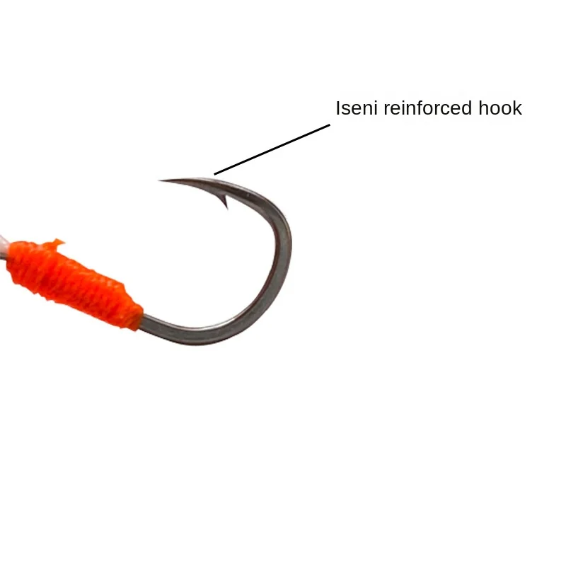 OUTKITFishing приманка, жесткий крючок, рыболовные крючки, вспомогательный крючок с бородкой, одинарный джиг, искусственная сталь с высоким содержанием углерода