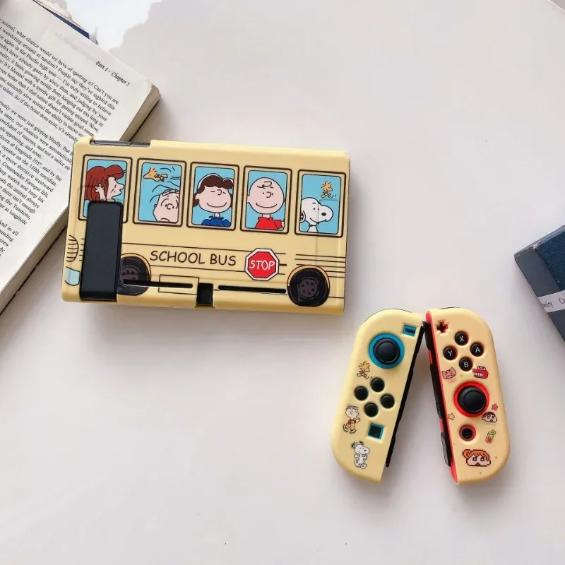 For Snoopy Nintendo Switch Protective Case Cartoon Colorful TPU Game Console Accessories Soft Case Game Console Accessories Soft