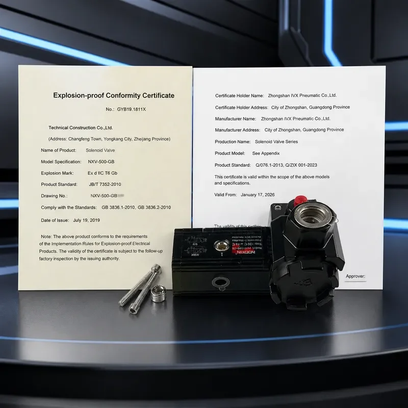 Flameproof Solenoid Valve CT6 NXV-500-GB DC24V AC220V Two Position Five Way Reversing Valve