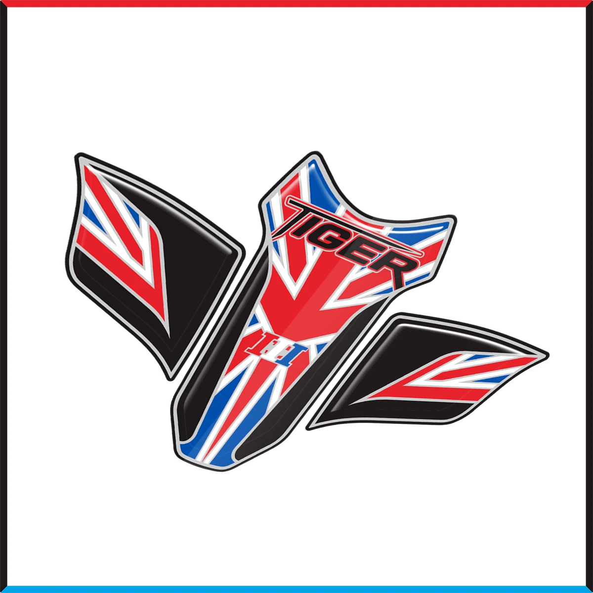 DLA Triumph Tiger 800 2018 Motocykl Tank Pad Protector Ochrona farby