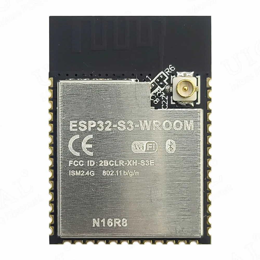 Modulo ESP32 S3 N16R8 2.4G Wifi BT con IPEX Dual-Core a bassa potenza MCU Internet of Things 8MB PSRAM 16MB Flash ESP32-S3-WROOM-1