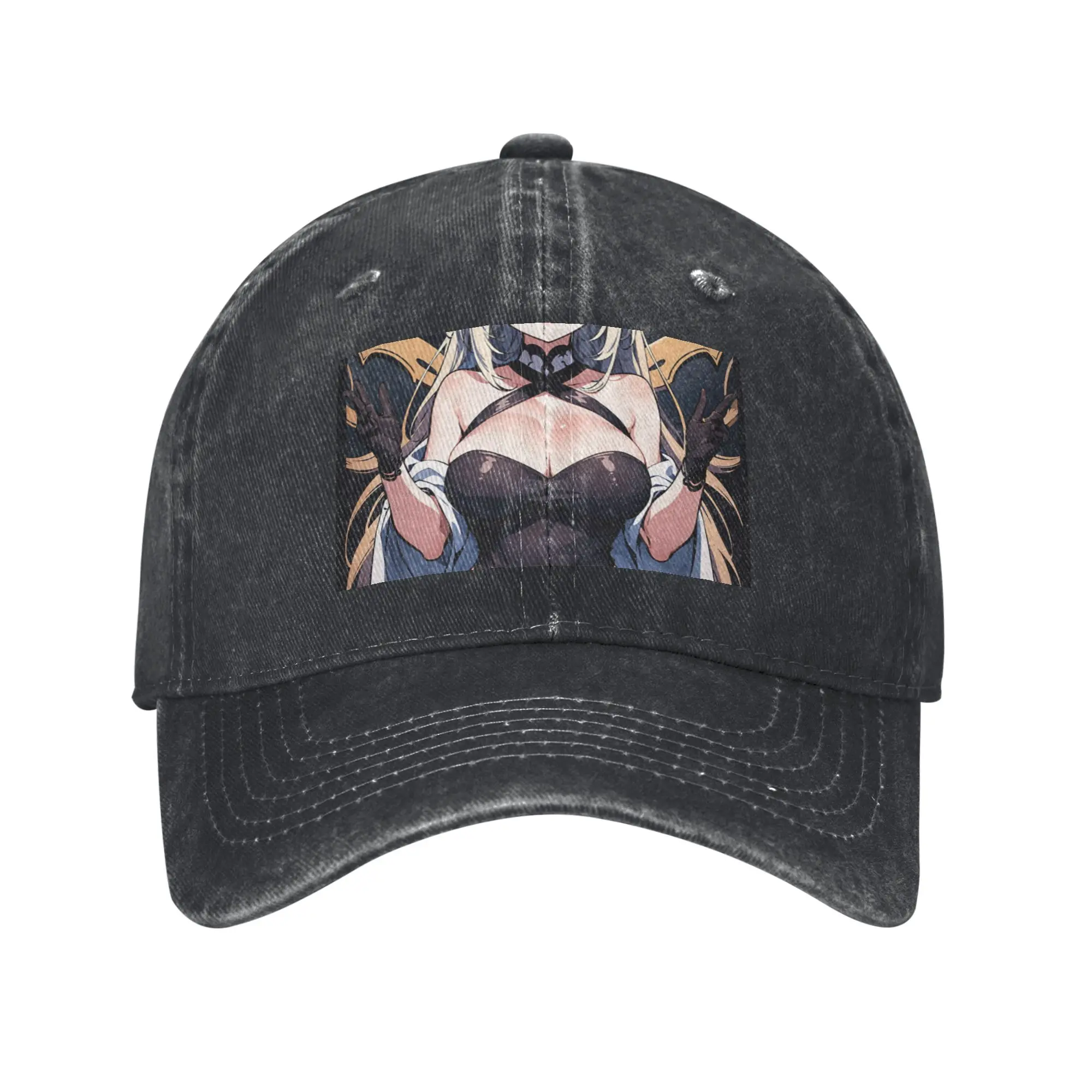 Anime Art Print (DELUXE QUALITY) Fashion Baseball Cap  Washable Hats  Pool Party Hats