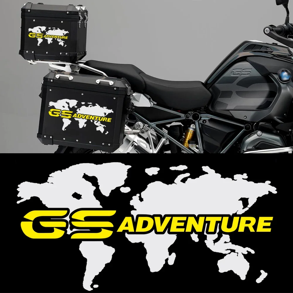 

Luggage Aluminium Stickers Trunk Cases For BMW R1200gs F850gs F800gs R1250gs F750gs R 1200 1250 850 750 GS GSA Rallye Adventure