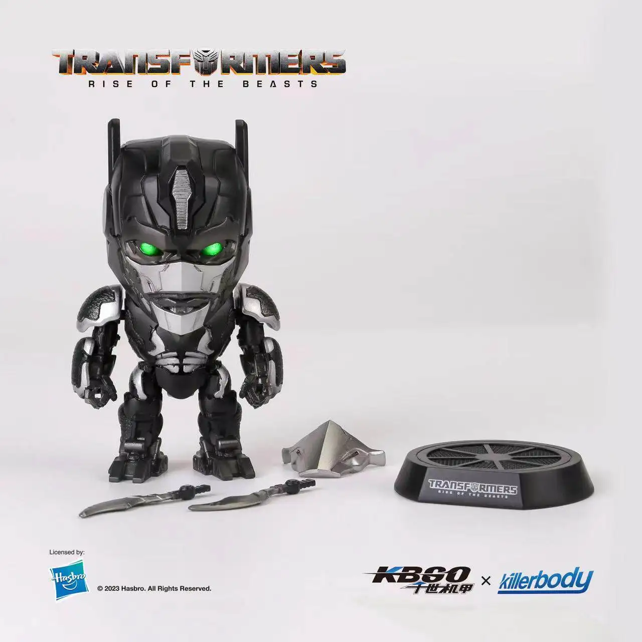

KBGO Transformers: One “Q-Style” Chibi Action Figure - Optimus Primal, Articulated with Light-Up LED Eyes, High-End Collectible