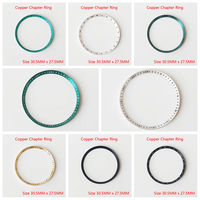 30.5x27.5mm Watch Copper Chapter Ring Watch Chapter Ring Replacement