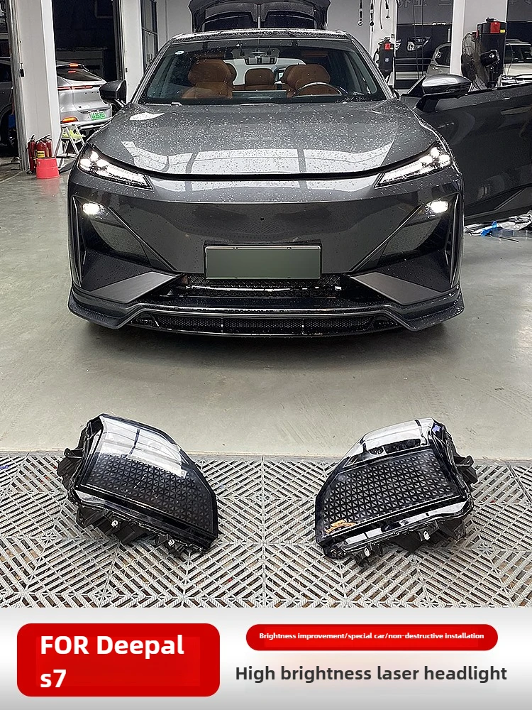 

Для Changan Deepal S7/S07 55 Вт лазерная фара в сборе светодиодная лазерная двойная линза дальнего и ближнего света встроенная высокая яркость