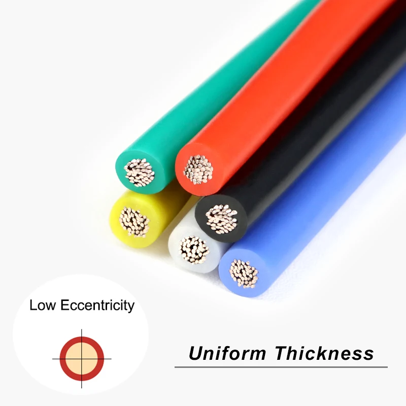 UL3239 Silicone Wire 3KV 30 28 26 24 22 20 18 16 14 12 10 8AWG Insulated Flexible DIY LED Line Electronic Tinned Copper Cable