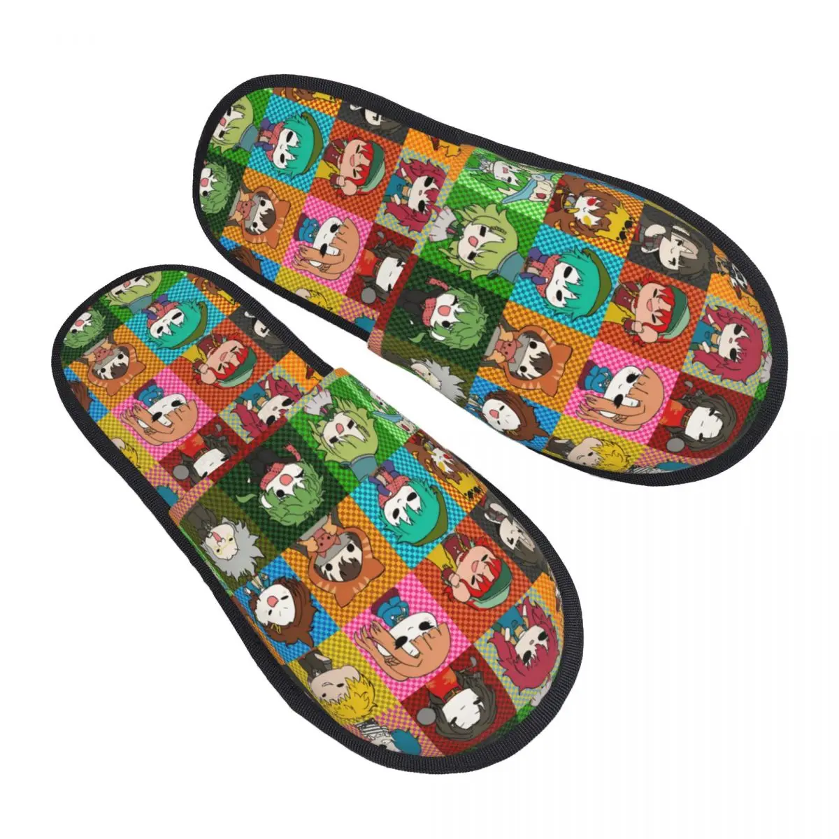 

Custom Horror Game YTTDS Anime Memory Foam Slippers Women Cozy Warm Your Turn To Die Humor House Slippers