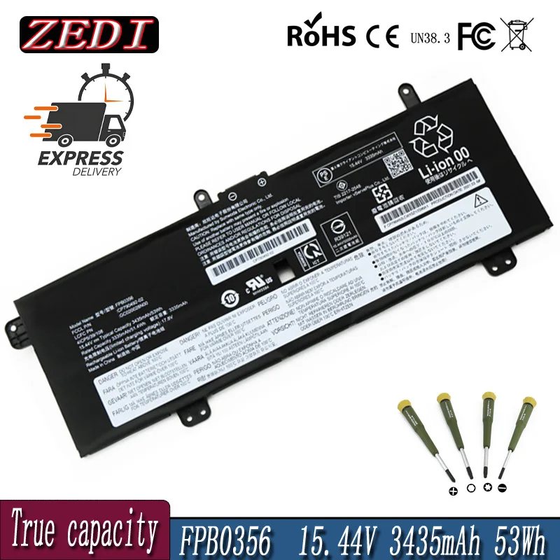 ZEDI New Laptop Battery FPB0356 15.44V/3435mAh/53Wh For Fujitsu GC020028N00 CP790492-02 Notebook