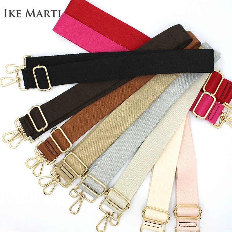 IKE MARTI 140cm Shoulder Bag Strap Cotton Fashion Wide Replacement Strap for Bags Nylon Woman Messenger Accessories Bag Straps