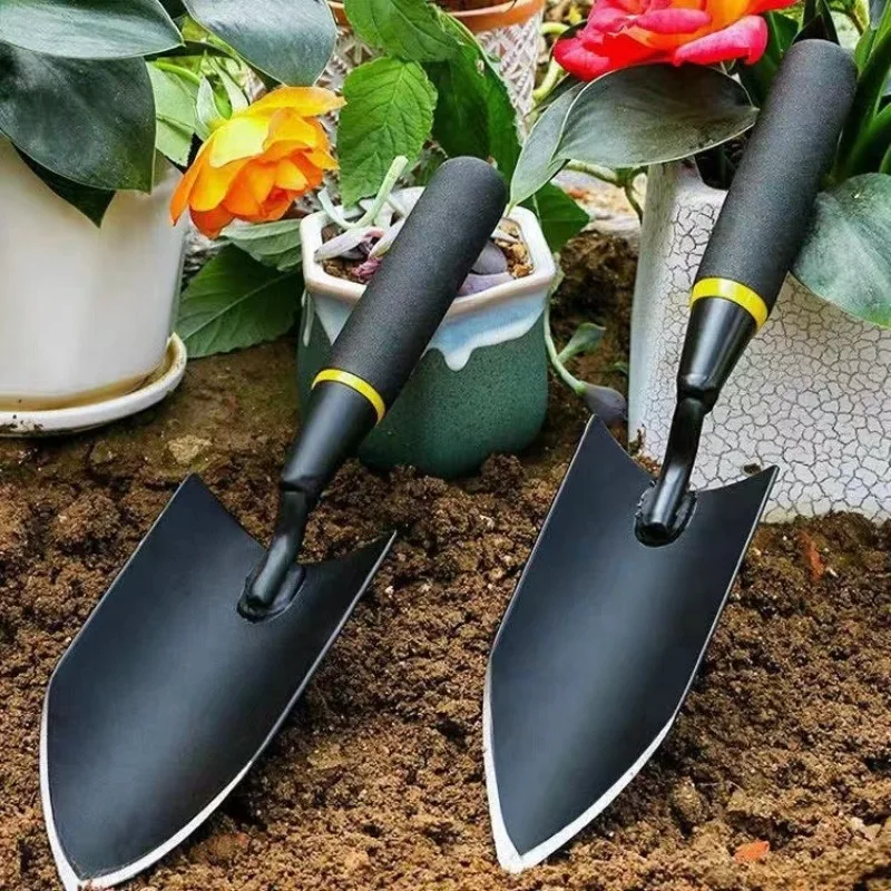 Thickened Manganese Steel Small Shovel Gardening Tool for Home Vegetable Planting Flower Bedding And Soil Loosening