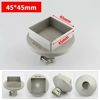 1PCS 45mm * 45mm 뜨거운 공기 총 사각형 노즐 BGA 납땜 스테이션 재 작업 스테이션 범용 BGA 노즐 용접 액세서리
