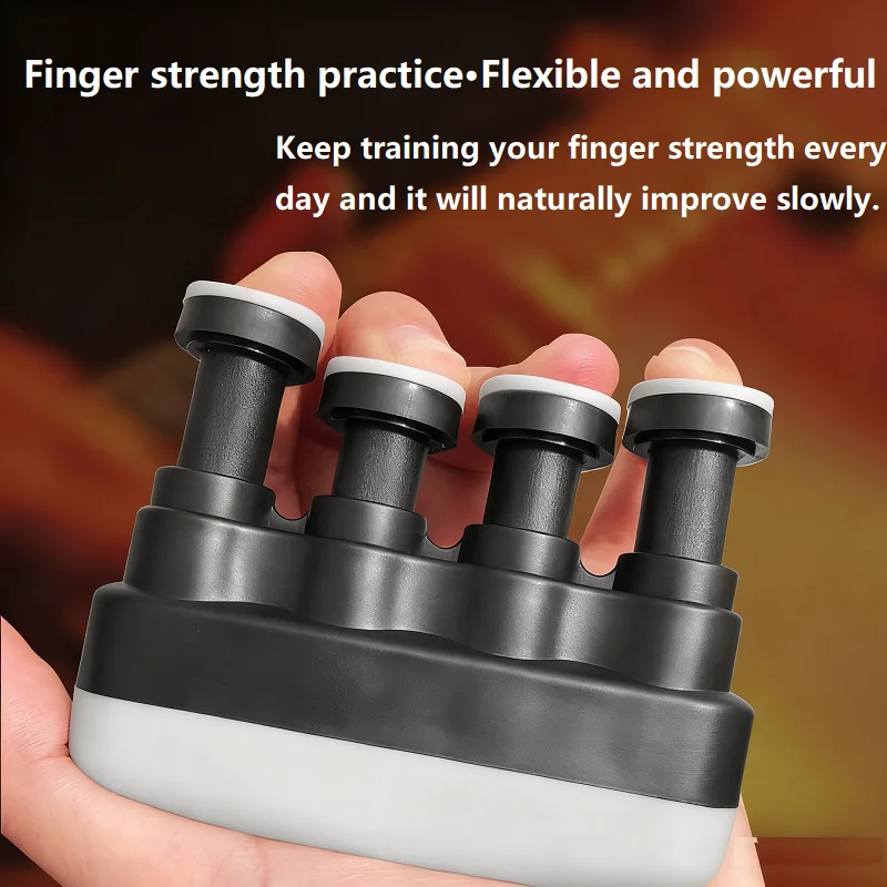 Finger Exerciser Hand Grip Strengthener - Medium Tension Guitar Piano Power Trainers Home Fitness for Beginners JTBJJFJ02