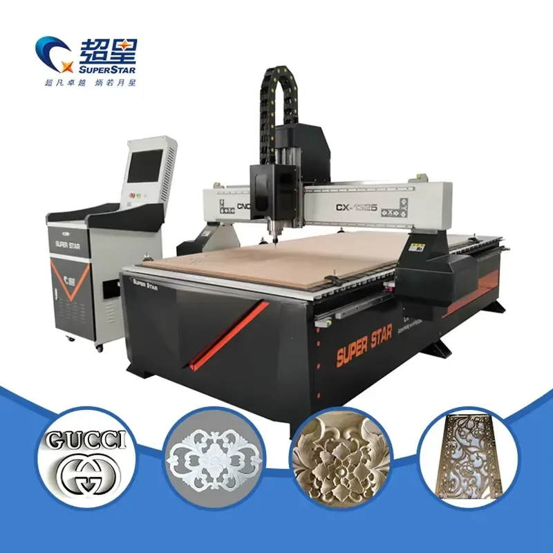 Wood MDF Furniture Industry CNC Engraving Cutting CNC Router Woodworking Engraving Machine