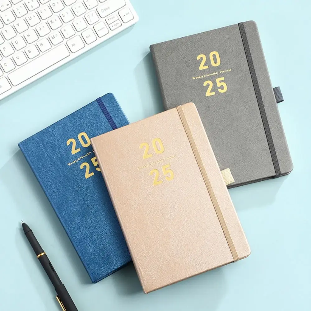 A5 2025 Agenda Planner Notebook 176 pagine Semplice 12 mesi Planner Notebook Carta Creative 2025 Journal Notebook