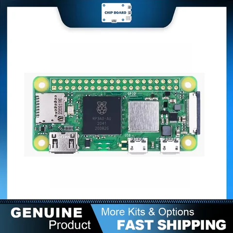 Raspberry Pi Zero 2W 1GHz Quad-core 64-bit Arm Cortex-A53 CPU 512MB SDRAM Bluetooth BLE&WiFi Pi 0 2 W with Pin Header Case Kit