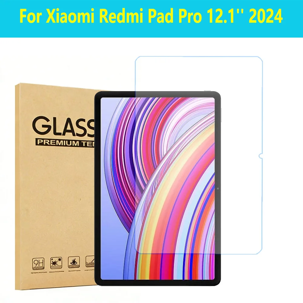 

Защитная пленка из закаленного стекла 9H для Xiaomi Redmi Pad Pro 12,1 дюйма 2024, прозрачная, устойчивая к царапинам