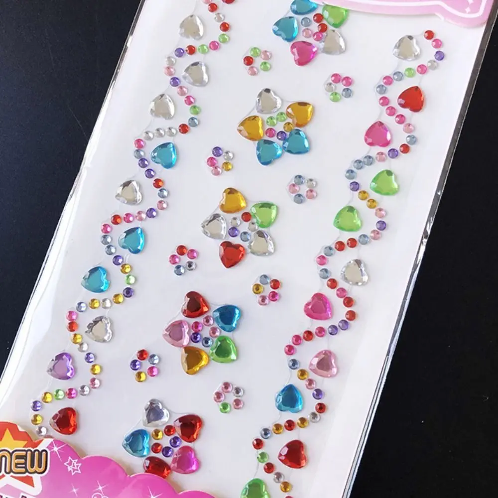 Decoration Stickers 3D Gem Stickers DIY Mobile Phone Self Adhesive DIY Acrylic Gem Sticker Scrapbooking