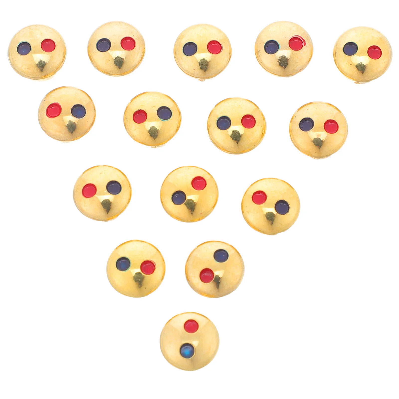 

30Pcs Faucet Hot Cold Sign Water Temperature Indicators 0.8cm Faucet Handle Index Buttons Sink Tap Hole Cover Red Blue Mark