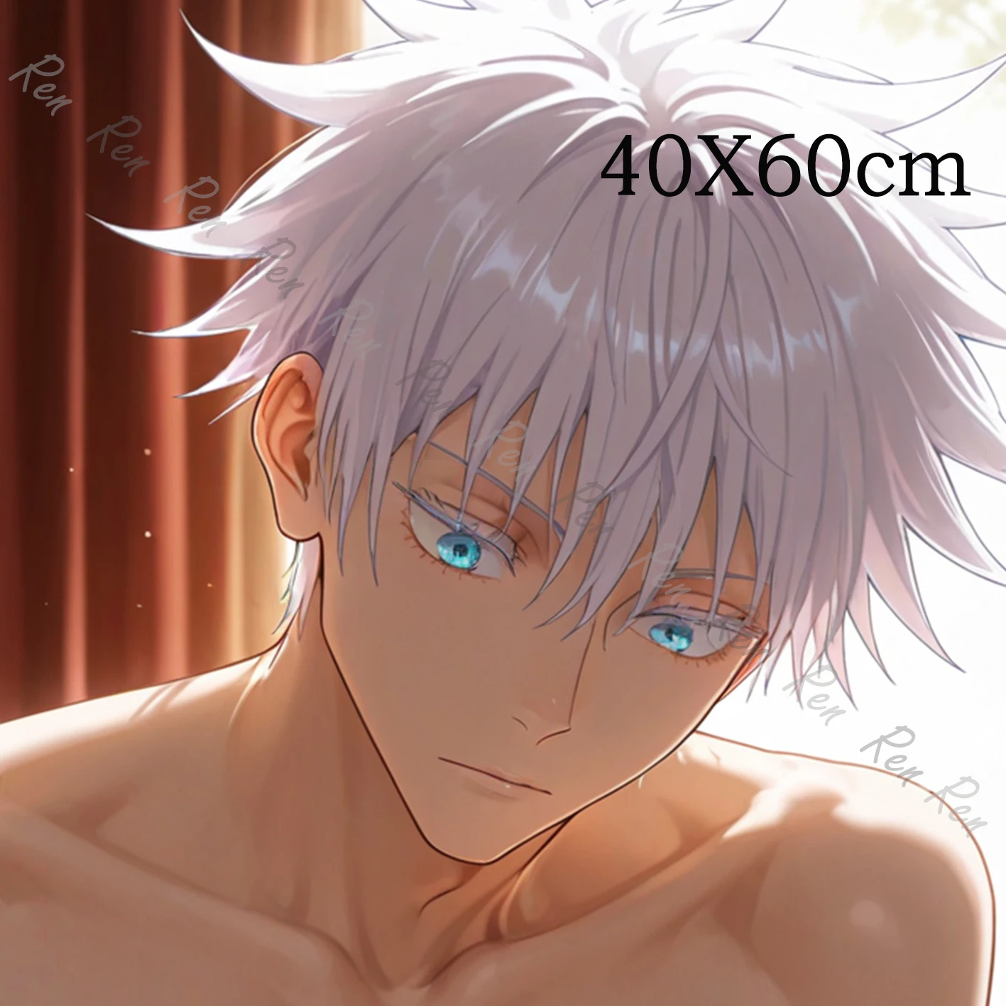 Dakimakura Anime Silver-white hair Pillow Cover Sofa Cushion Double-side Print Throw Pillow Case 40X60cm - view 3