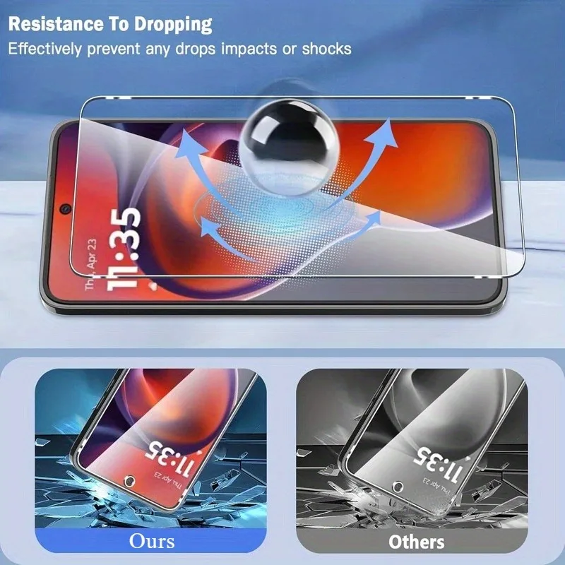 4 قطعة الزجاج المقسى لموتورولا موتو G14 G15 G24 4G G34 G35 G45 G54 G55 G64 G75 G84 G85 5G واقي للشاشة فيلم الزجاج #4