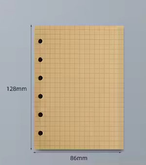 45 Sheets A5 A6 A7 Loose Leaf Notebook Refill Spiral Binder Inner Page Line Blank craft  Grid Inside Paper Stationery - Image 17