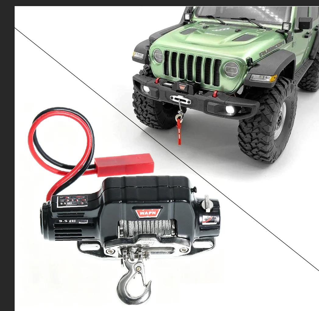 1/12 1/14 Metal Automatic Winch For MJX Hyper Go H12Y H12Y+ H12P WPL C14 C24 C34 MN D90 MN99S RC Car Upgrade Parts Accessories
