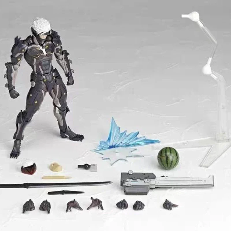 Metal Gear Rising Revengeance Raiden Figurine Yamaguchi 140 EX The Ocedo Action Figures PVC Anime Model Collection Toys