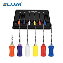 ELIJAH NITI Root Canal Files 21mm/25mm/31mm Dentist Hand Use Super Rotary Files Root Canal Shaping Finishing Dental Tools