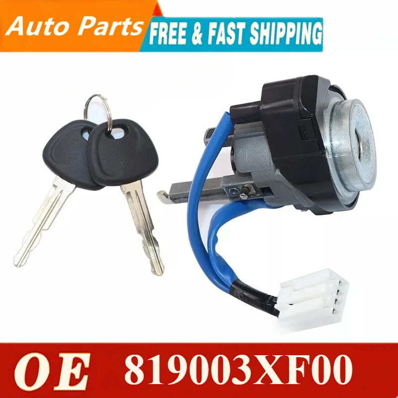 

High quality FIt For 2011-16 Hyundai Elantra Ignition Lock Cylinder Switch 2 Keys New 819003XF00 81900-3XF00