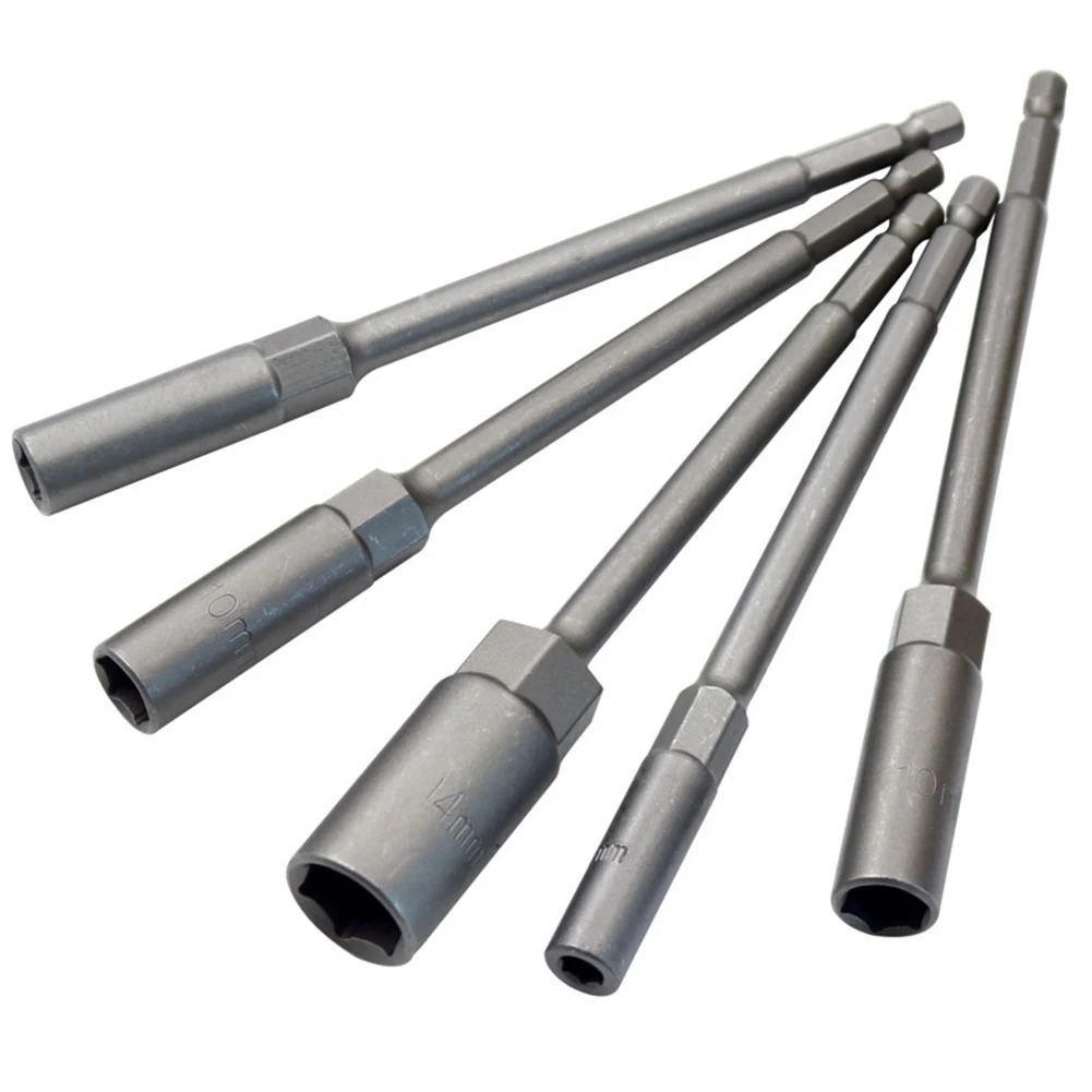 

1pc 150mm Socket Wrench Hex Socket Nut Driver Drill Bit Adapter Extension Sleeve For Home DIY Carpentry Power Tool Parts