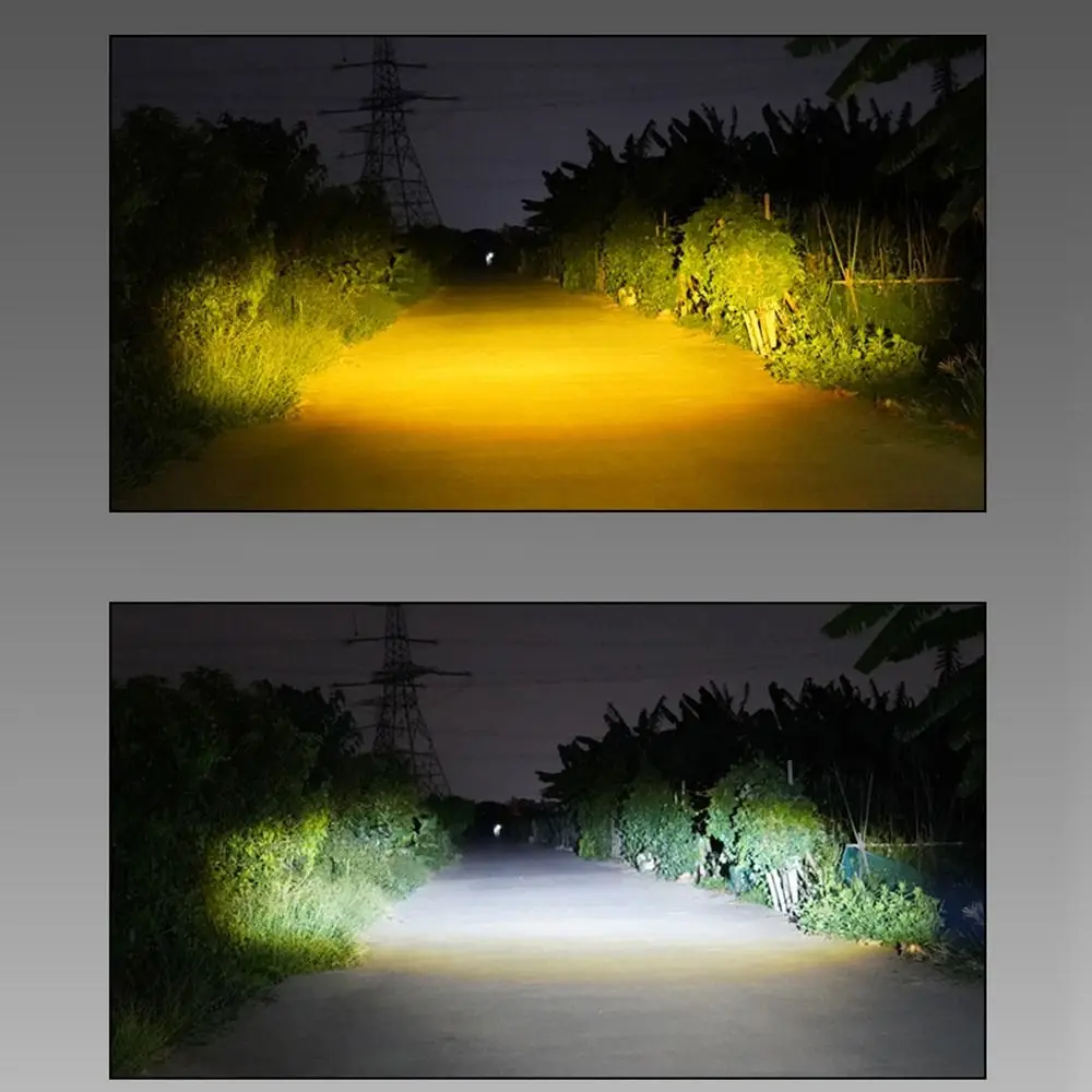 

НОВЫЙ белый/желтый светильник для мотоцикла, водонепроницаемый противотуманный фонарь из алюминиевого сплава, внедорожный фонарь, аксессуары для мотоциклов