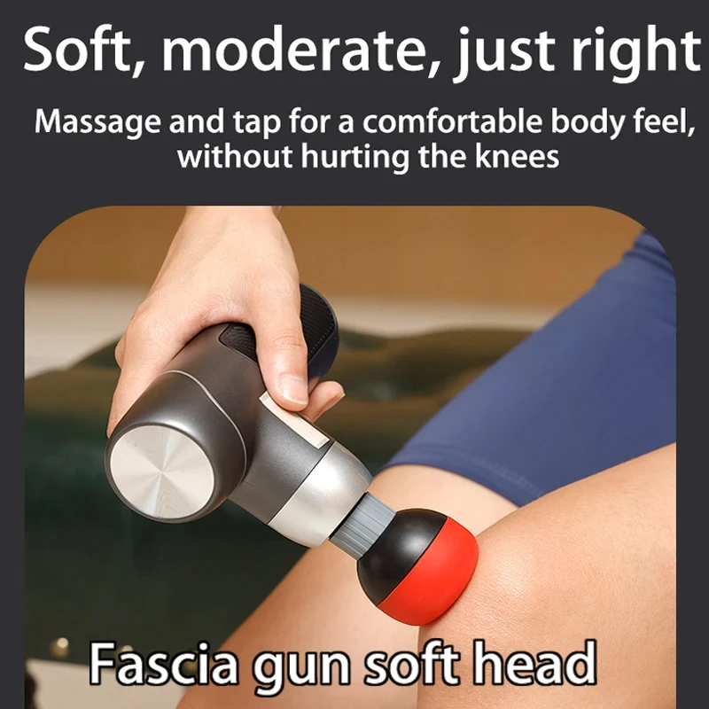Fascia gun massage head 12mm-18mm caliber massage gun accessoriesl silicone soft head for deep tissue muscle relaxation gallery 3