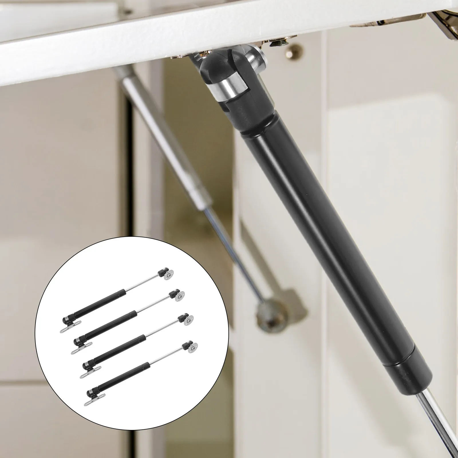 

4Pcs 11Inch 40N Heavy Duty Gas Struts for Rv Cabinet Doors Camper Cupboard Toolboxes Lift Support Hydraulic Door Hold Open