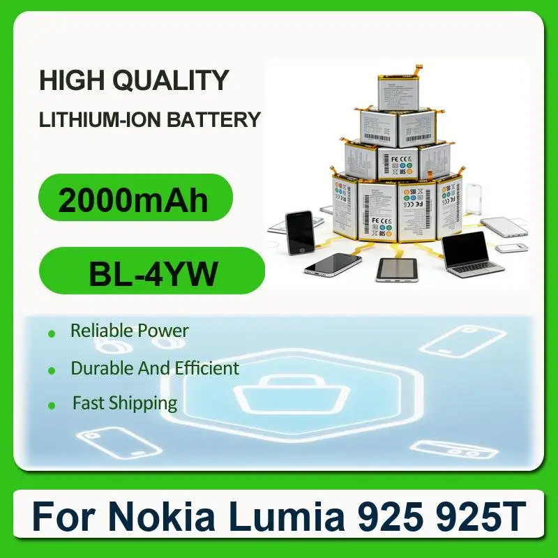 Battery For Nokia Lumia 730 735 738 Superman RM 1038 1040 3230 5070 5140 5140i 5200 5300 5500 6020 6021 6060 6070 6080 6120