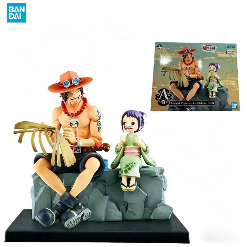 

Оригинальные фигурки Bandai One Piece Ichiban Kuji Wano Country: Эйс, Тама, Луффи, Зоро, Козуки, Оден, Хиёри — аниме-игрушки для детей, подарок