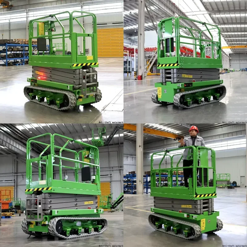 2026 Hot Sale for 6m 8m 10m 12m 14m Tracked Hydraulic Self-Propelled Scissor Lift Aerial Work Platform