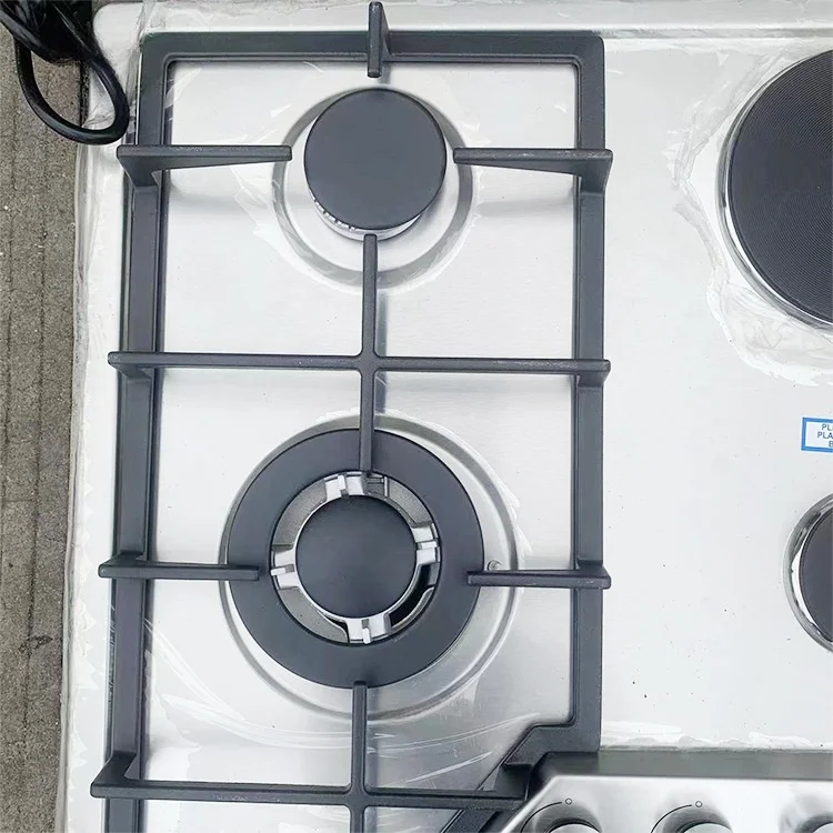 موقد غاز 6 موقد غاز ستانلس ستيل 4 موقد غاز الموقد 2 موقد كهربائي موقد مزدوج الاستخدام المدمج في الفرن