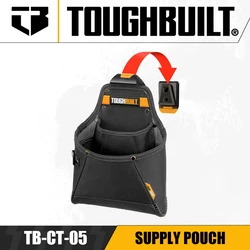 TOUGHBUILT TB-CT-05 Supply Pouch Multi-functional Tool Belt Pouch for Carpenters/electricians Tool Accessories