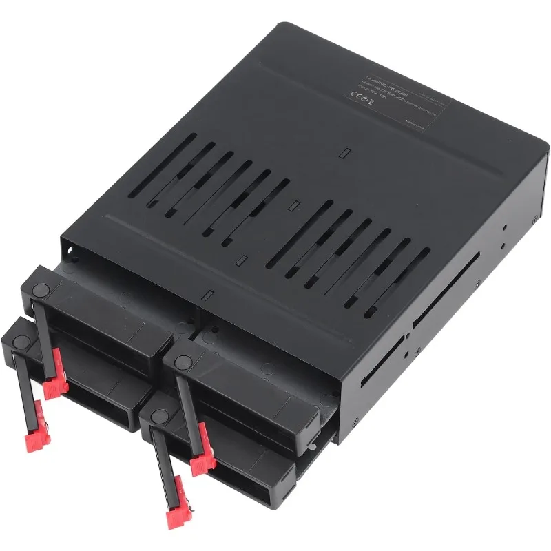 قفص Sata HDD & SSD Hot Swap، قاعدة محرك الأقراص الصلبة 4 خليج 6 خليج لعلبة 5.25 بوصة، محطة محرك الأقراص الصلبة 6 خليج مع مراوح التبريد #3