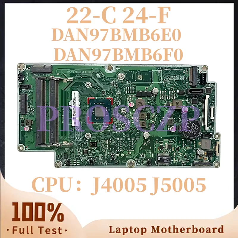 

DAN97BMB6F0 DAN97BMB6E0 For HP Pavilion All-In-One 22-C 24-F Motherboard With J4005 J5005 CPU L03377-001 L03377-601 L03377-602