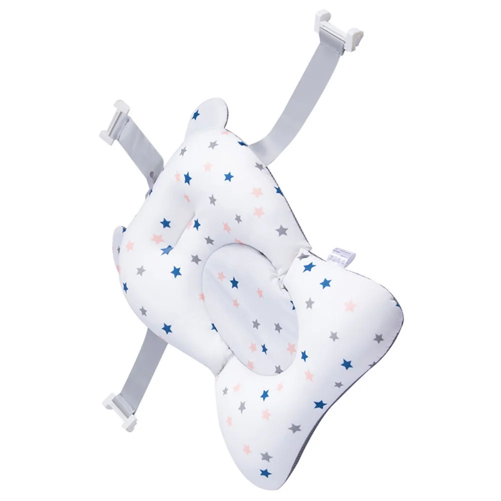 

Baby Bath Cushion Floating Support Mat For Newborn Toddler Adjustable Seat Infant Bathing Sponge Baby Bathtub Cushion Toddler
