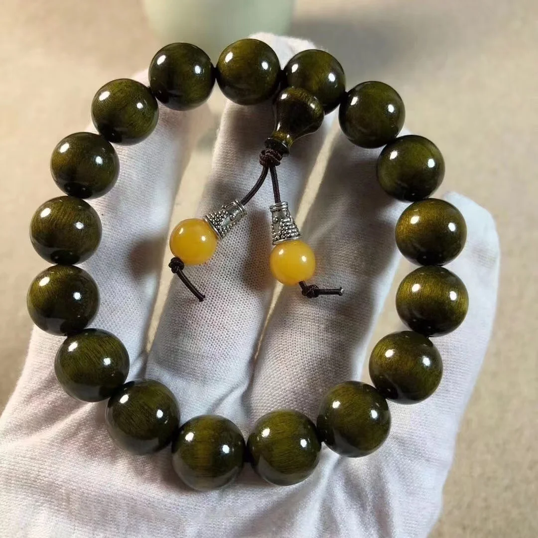 

S. Wooden Prayer Beads Bracelets Men's and Women's Bracelet Rosewood Ebony Submerged Wood Sandalwood