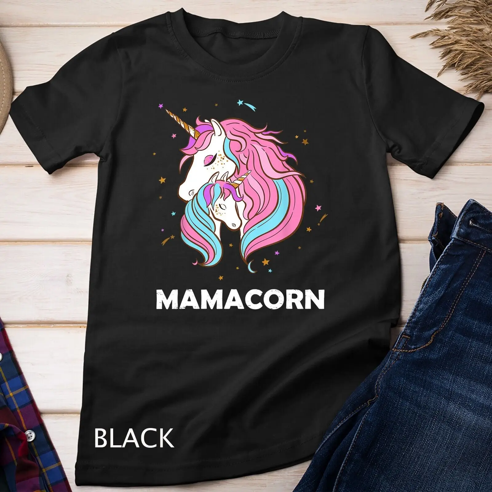 MamaCorn - Unicorn Mommy and Baby, Mother_s day Gift Unisex T-shirt