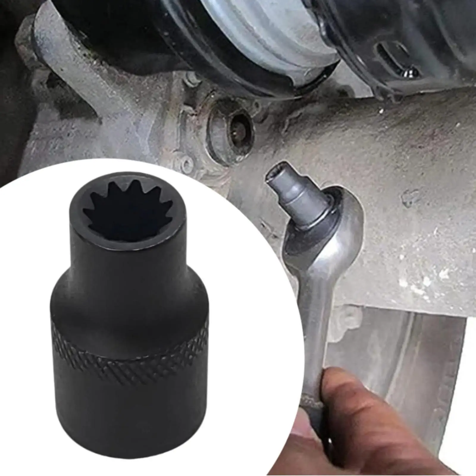 

11 Point Truck Brake Caliper Socket, Durability, Practical, Professional, Accessory, Brake Caliper Removal Tool, 3/8" Drive