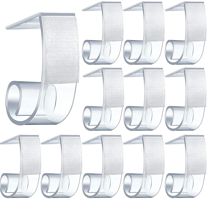 20 PCS Table Skirting Clips Wedding Banquet Decoration Plastic Tablecloth Clips for Meeting Party Indoor Outdoor Events