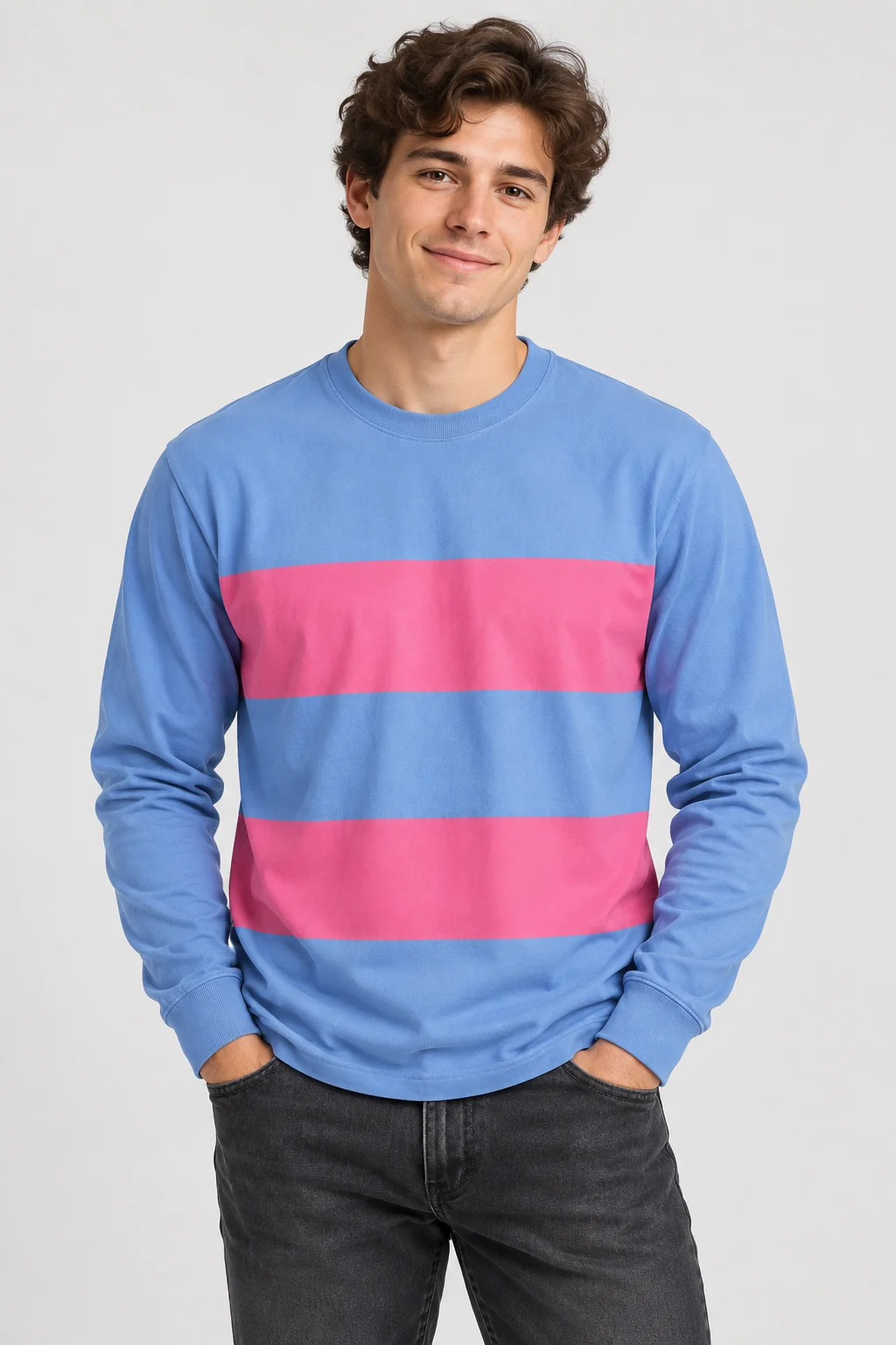 Undertale Frisk and Chara Cosplay Long Sleeve Shirt Set, Game Character Striped Top for Halloween Comic Con Party Unisex