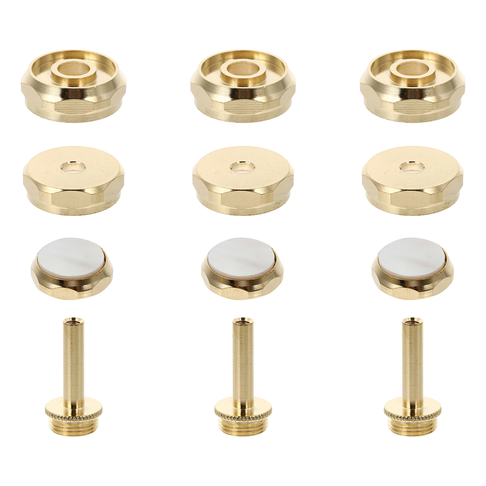 

Copper Trumpet Button Buckle Cap for French Horn Accessories Musical Instrument Piston Snap Press Cover-Trumpet