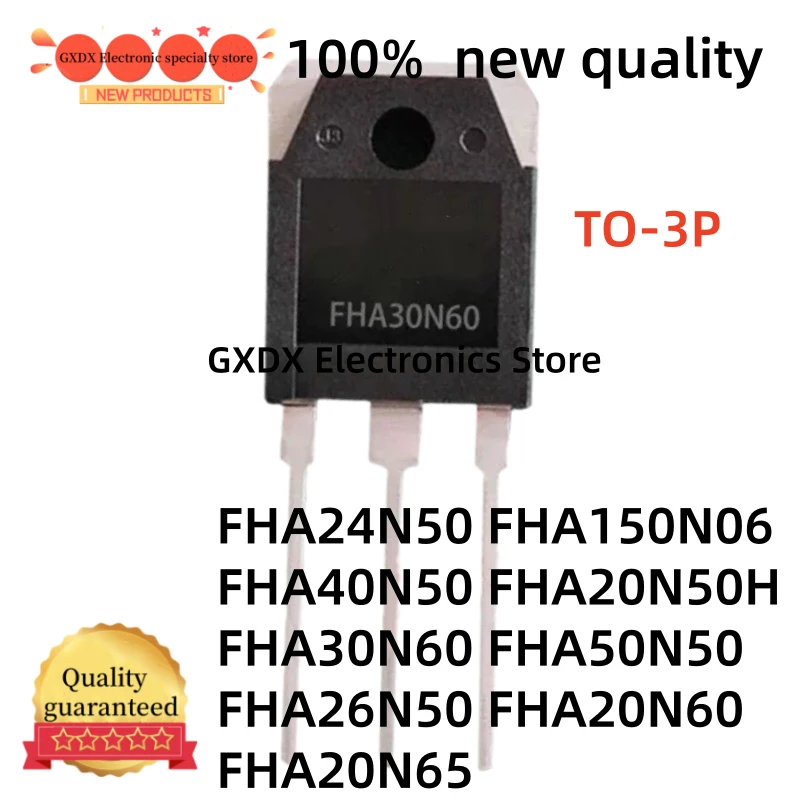 5-10Uds new FHA20N60 FHA20N65 FHA24N50 FHA150N06 FHA40N50 FHA20N50H FHA30N60 FHA50N50 FHA26N50 TO-3P POWER TRANSISTORS